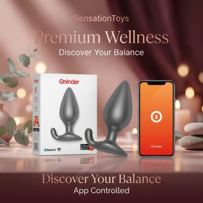 ONINDER - PLUG ANAL VIBRANT RIO NOIR - APPLICATION GRATUITE