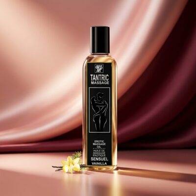 EROS-ART - HUILE DE MASSAGE TANTRIQUE NATURELLE À LA VANILLE APHRODISIAQUE 30 ML