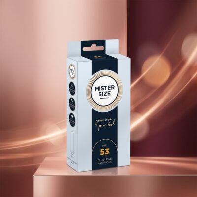 MISTER SIZE - PRÉSERVATIF TAILLE M 53 MM (10 UNITÉS)