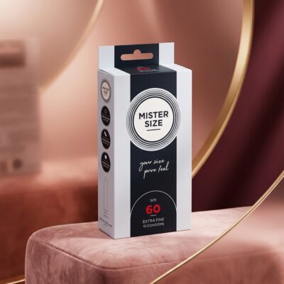 MISTER SIZE - PRÉSERVATIF TAILLE XL 60 MM (10 UNITÉS)