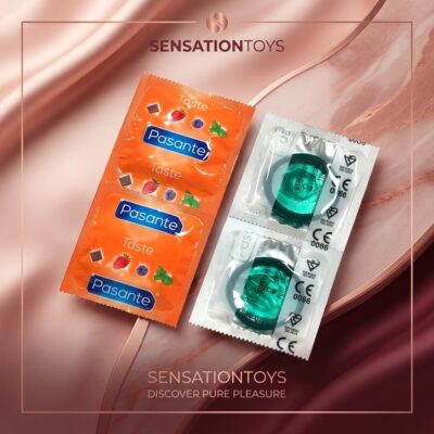 PASANTE - PRÉSERVATIFS SAVEUR MENTHE SAC 144 UNITÉS