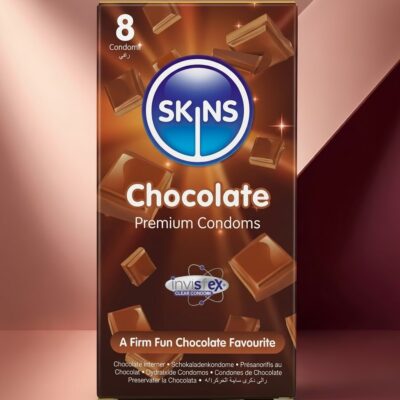 SKINS - PACK DE 8 PRÉSERVATIFS PREMIUM CHOCOLAT