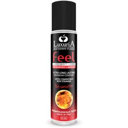 INTIMATELINE - LUXURIA LUBRIFIANT BASE D''EAU FEEL HOT SENSATION 60 ML