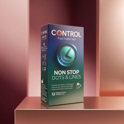 CONTROL - NONSTOP DOTS AND LINES CONDOMS 12 UNITS