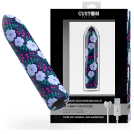 CUSTOM BULLETS - PERSONNALISÉS RECHARGEABLE PRINTEMPS 10 INTENSITIES