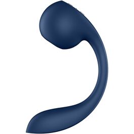 SATISFYER - PRO+ WAVE 4 STIMULATEUR POINT G ET IMPULSION D''AIR APPLICATION GRATUITE BLEU FONCÉ