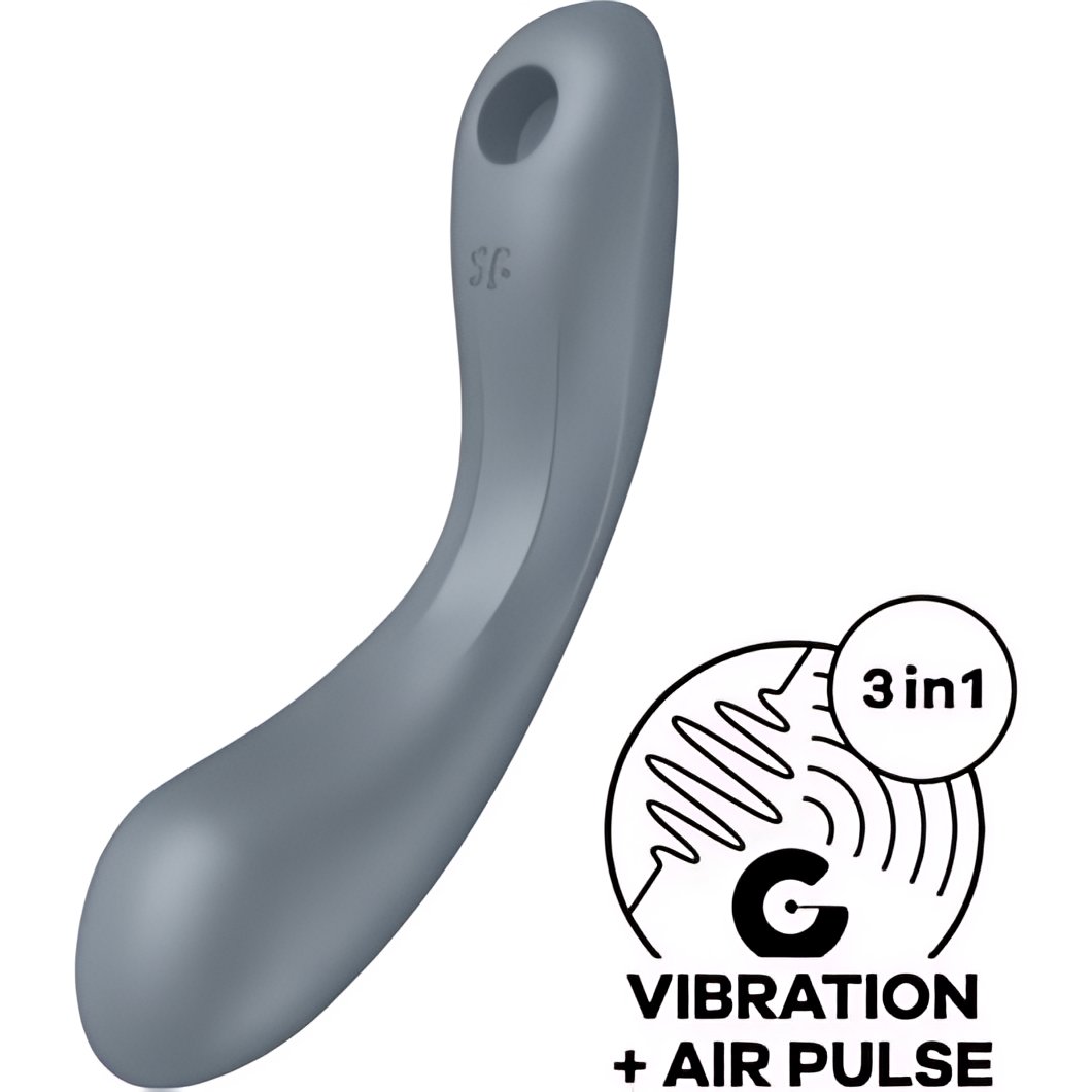 Satisfyer - Curve trinity 1 air pulse vibration rojo