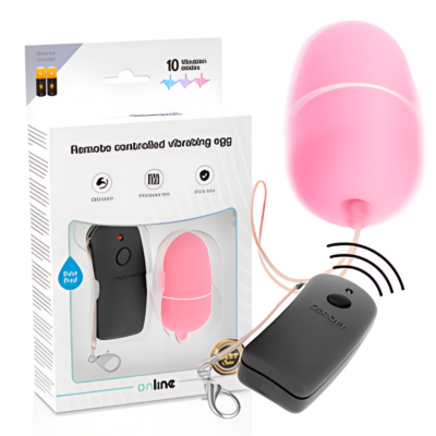 Online - Oeuf vibrant avec télécommande rose