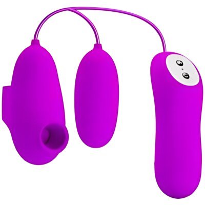Pretty Love - Bullet vibrant et ventouse