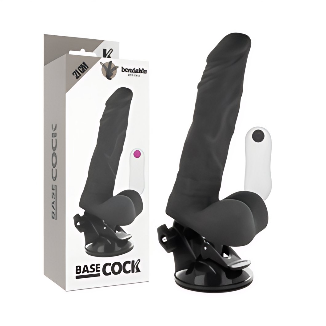 Basecock - Vibromasseur réaliste articulé télécommande naturel 21 cm -o- 5 cm