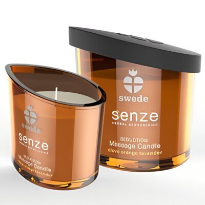 Swede - Bougie de massage séduction senze - girofle, orange, lavande