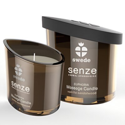 Swede - Bougie de massage senze euphoria - vanille, bois de santal
