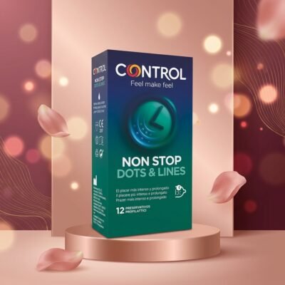 CONTROL - NONSTOP DOTS AND LINES CONDOMS 12 UNITS